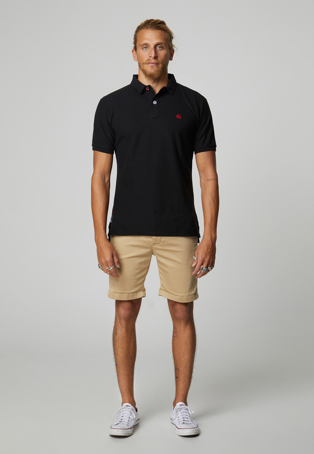 Polo negro Pique Altonadock